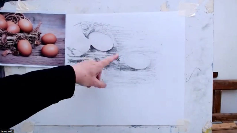 drawing cafe eggs 140425
